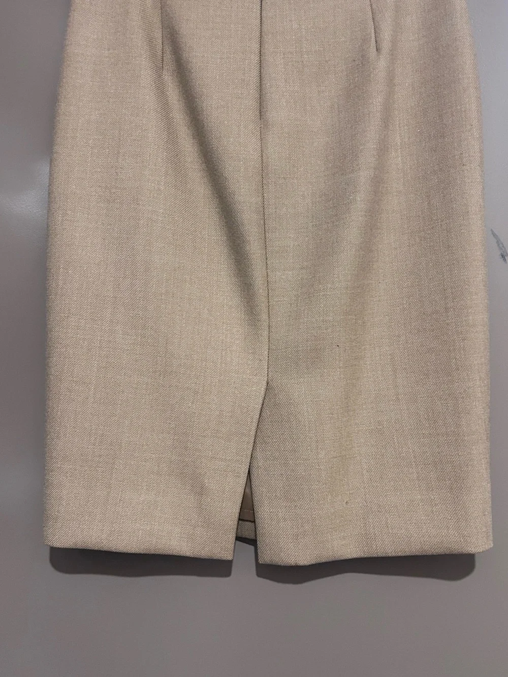 J.Crew No. 2 Pencil skirt 100% wool tan